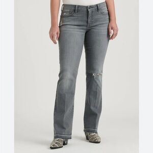 Lucky Brand Gray Low Rise Bootcut Flare Jeans | Size 6